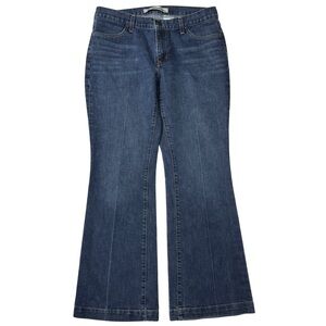{GAP Original Vintage} "Long and Lean" Blue Mid Rise Flare Denim Jeans